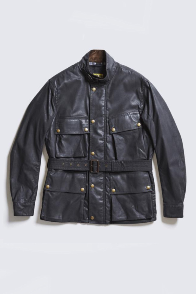 ADDICT CLOTHES JAPAN ACVM WAXED COTTON BMC JACKET BLACK B.S.W.