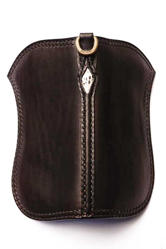 Brass Shoe Co.1 0th　Anniversary Brass ×ATELIER CHERRY Leather Wallet BLACK