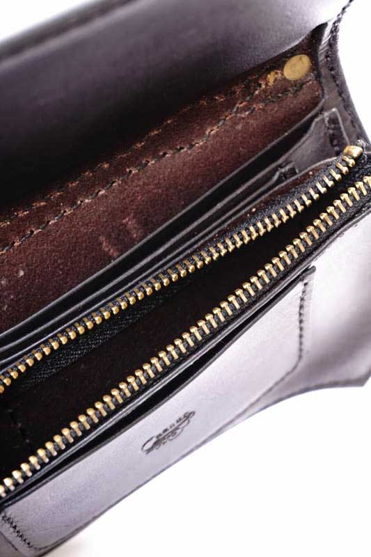 Brass Shoe Co.1 0th　Anniversary Brass ×ATELIER CHERRY Leather Wallet BLACK