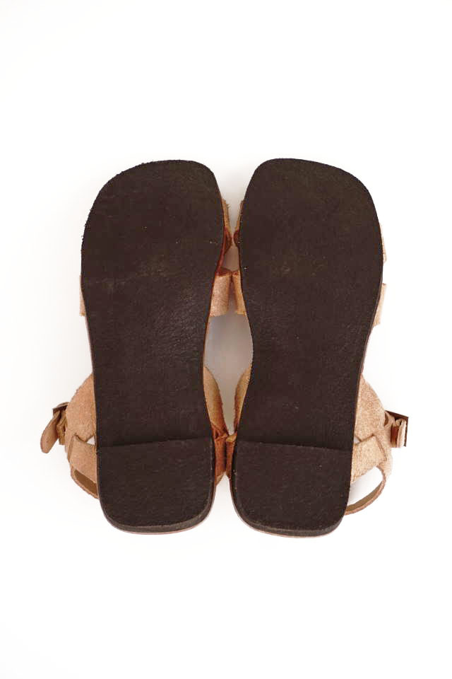 CLINCH Cross SANDAL Natural Roughout