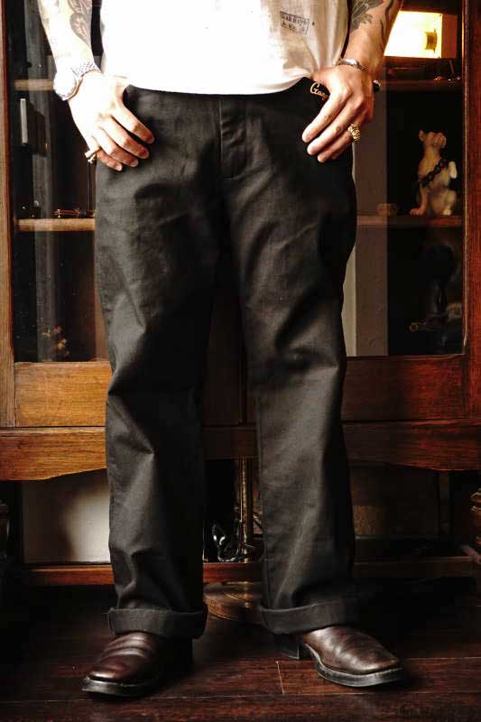 GANGSTERVILLE GREASER PANTS BLACK B.S.W. market place