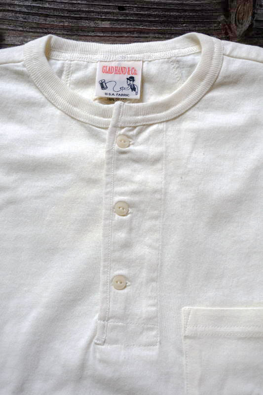 GLAD HAND HALF SLEEVE HENRY POCKET T-SHIRTS