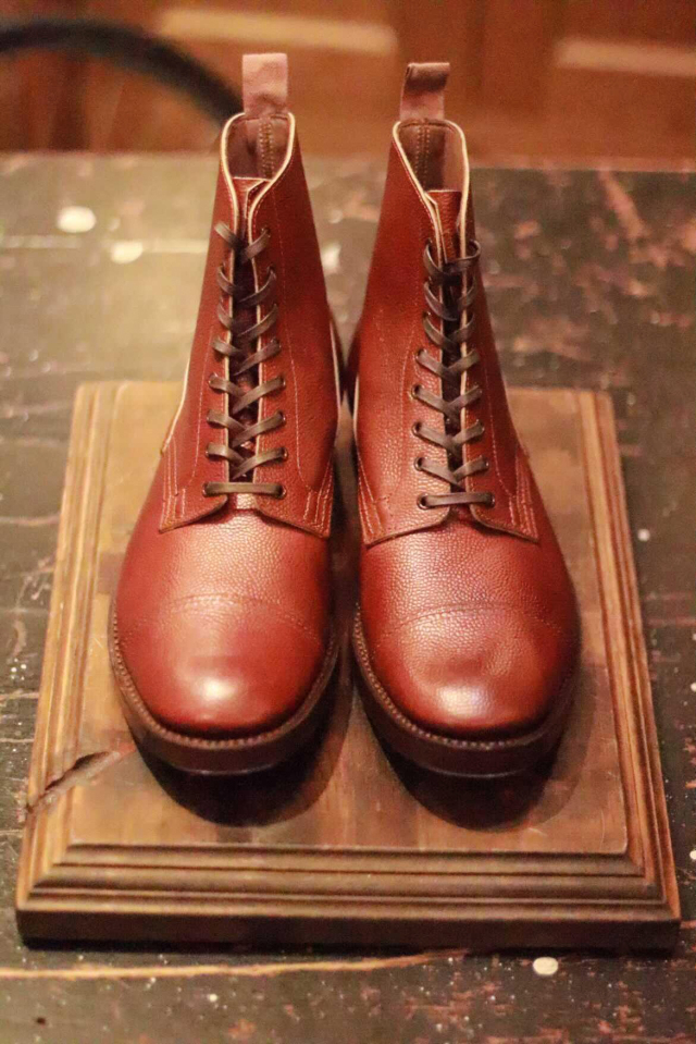 CLINCH Graham Boots Brown Embos ※B.S.W. Special Order