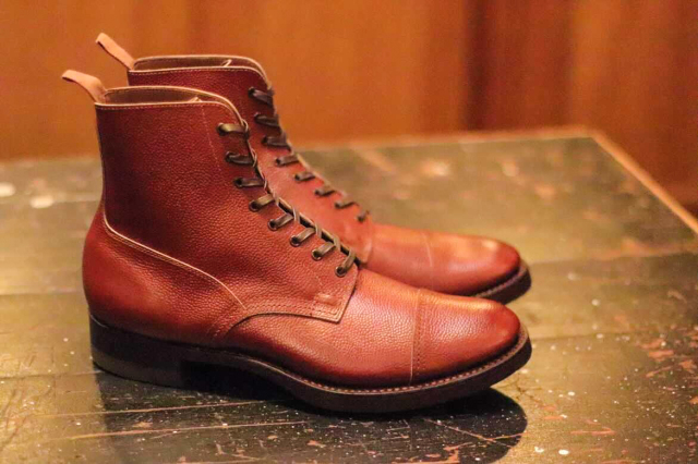 CLINCH Graham Boots Brown Embos ※B.S.W. Special Order