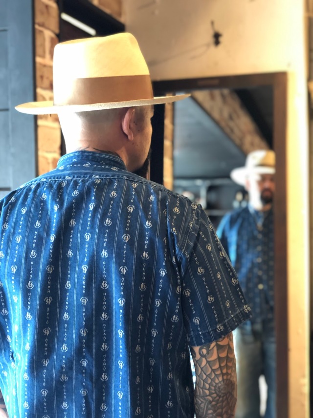 BY GLAD HAND HEARTLAND - S/S SHIRTS INDIGO