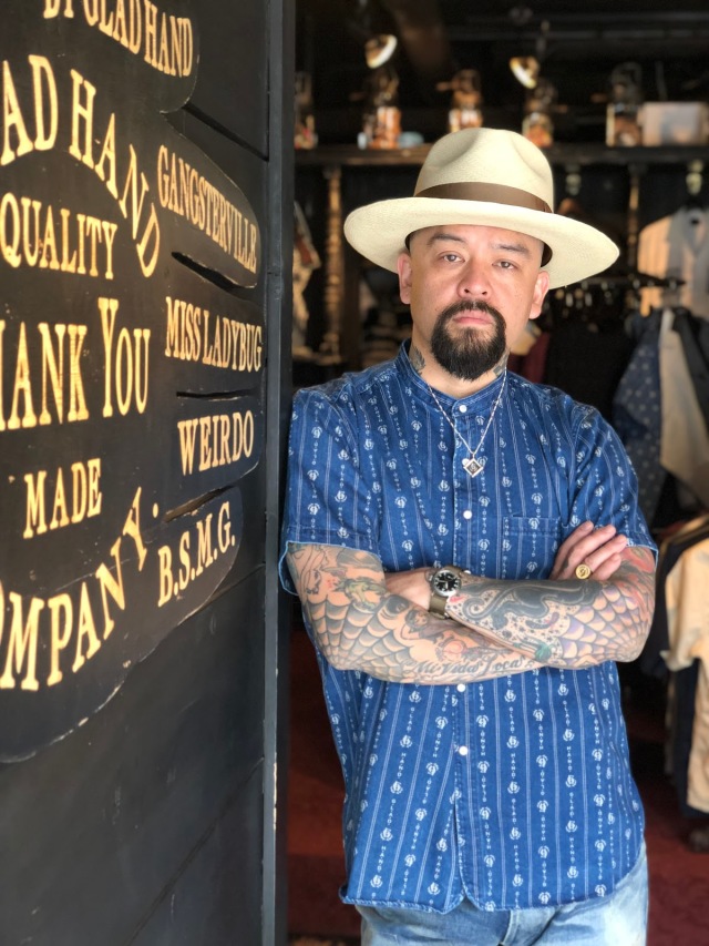 BY GLAD HAND HEARTLAND - S/S SHIRTS INDIGO