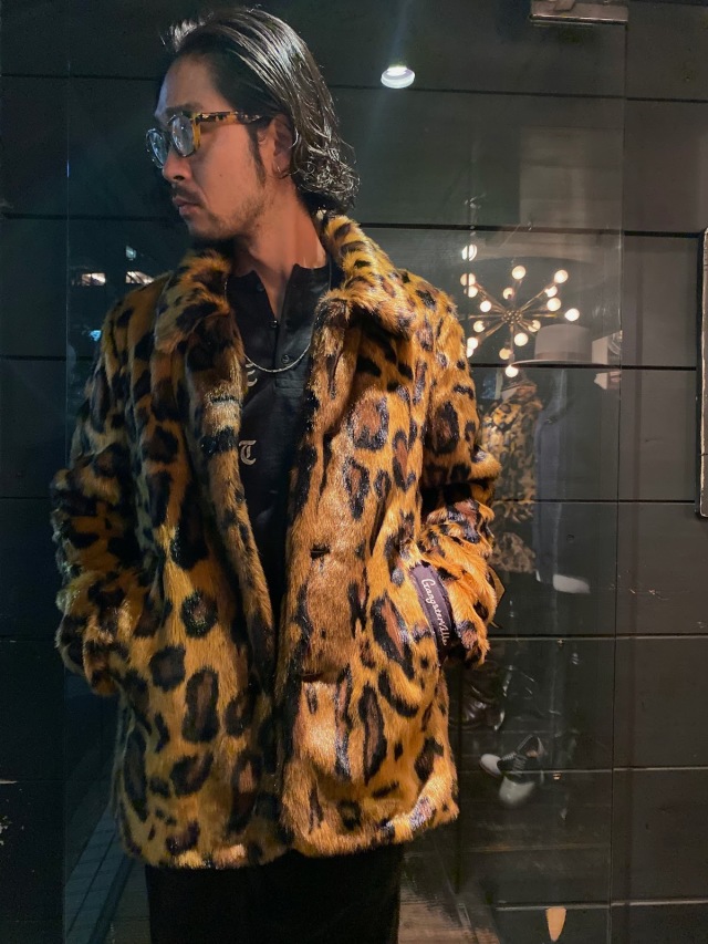 GANGSTERVILLE RIZE ABOVE - FUR COAT LEOPARD MIDDLE