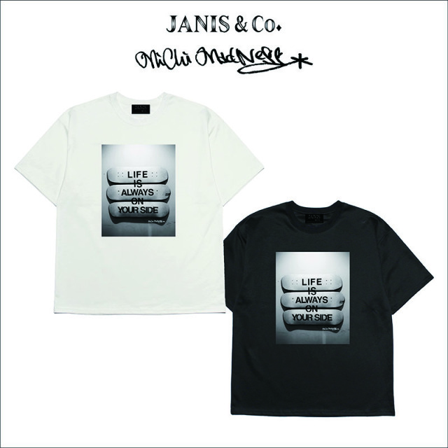 JANIS & Co. x MICHI MADNESS #LIFE IS… TEE BLACK