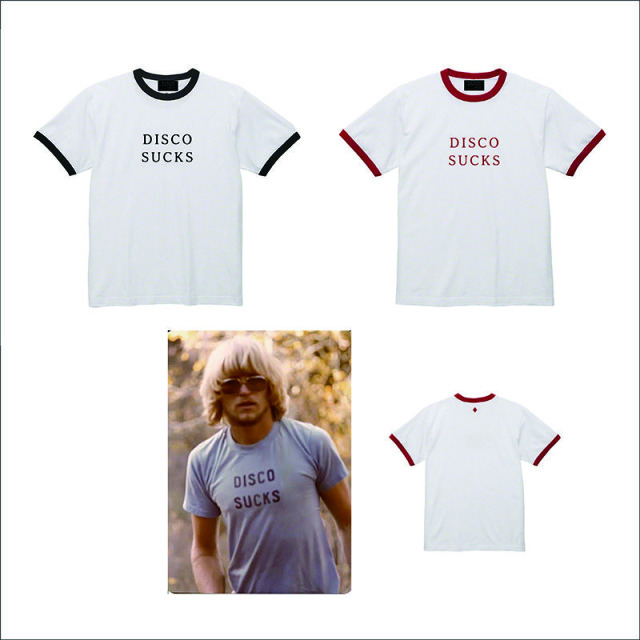 JANIS & Co. #DISCO SUCKS TEE RED