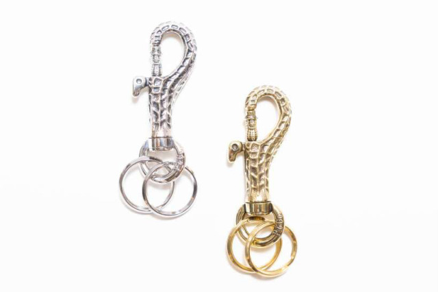 PEANUTS & Co. PEANUTS PATTERN KEY HOOK silver