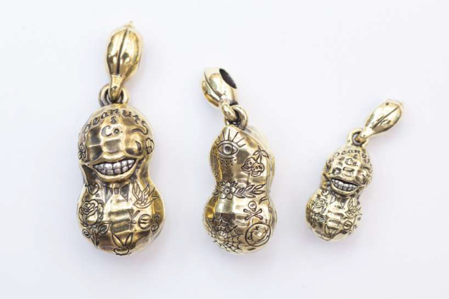 PEANUTS & Co. NORMAL TATTOO PEANUTS slidetype Lsize brass×silver