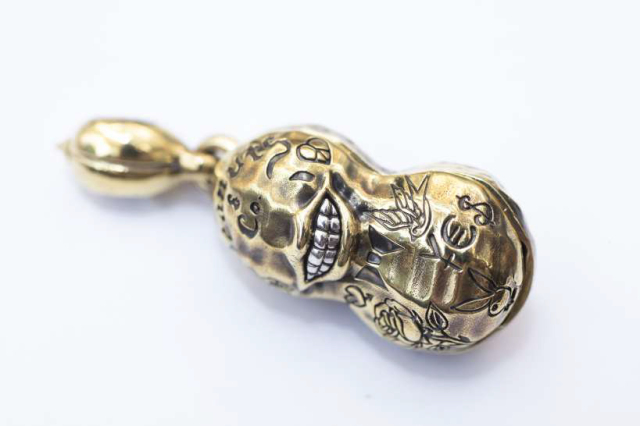 アクセサリー Peanuts & Co. normal TATOO PEANUTS M PEANUTS & Co. NORMAL TATTOO PEANUTS slidetype Lsize brass×silver