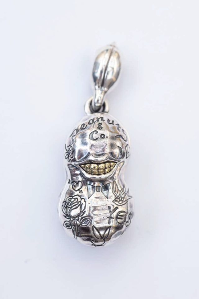 Peanuts＆Co PEANUTS & Co. TEDDY BUNNYPEANUTS silver×K10 + silver chain