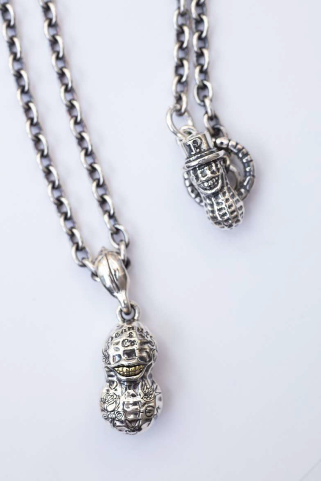 Peanuts＆Co PEANUTS & Co. TEDDY PEANUTS silver + silver chain 60cm round