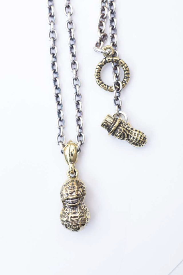 PEANUTS & Co. NORMAL TATTOO PEANUTS Ssize brass×silver + CHAIN
