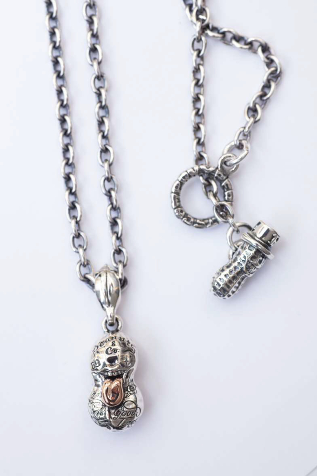 PEANUTS & Co. BERO TATTOO PEANUTS Ssize silver ×K10PG + CHAIN