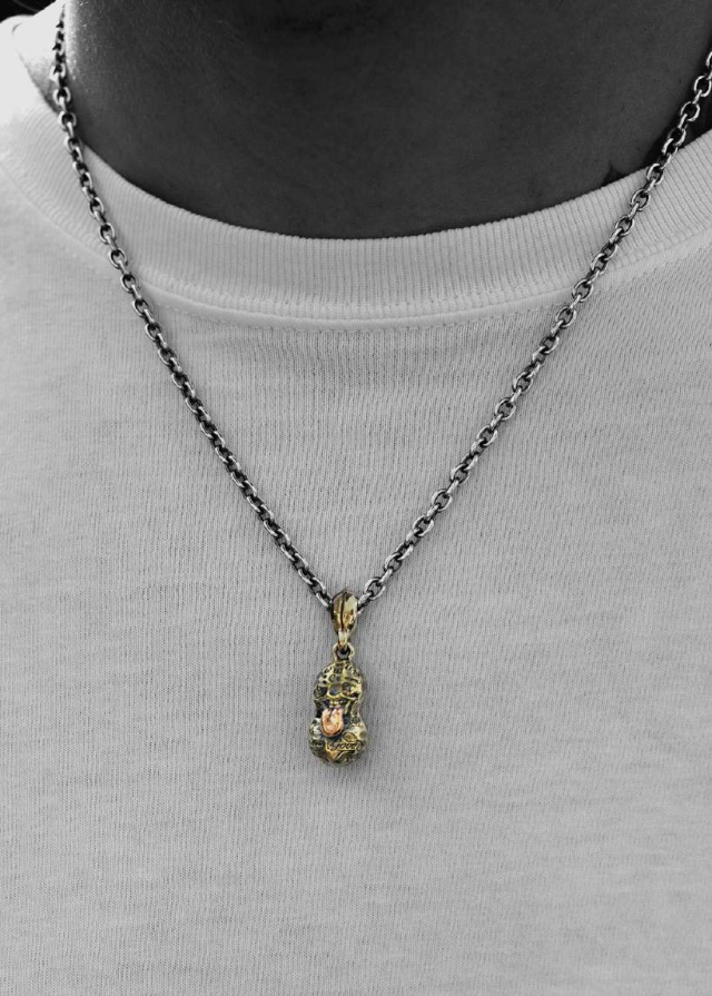 PEANUTS & Co. BERO TATTOO PEANUTS Ssize brass×copper + CHAIN