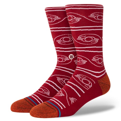 STANCE SOCKS Holding Maroon