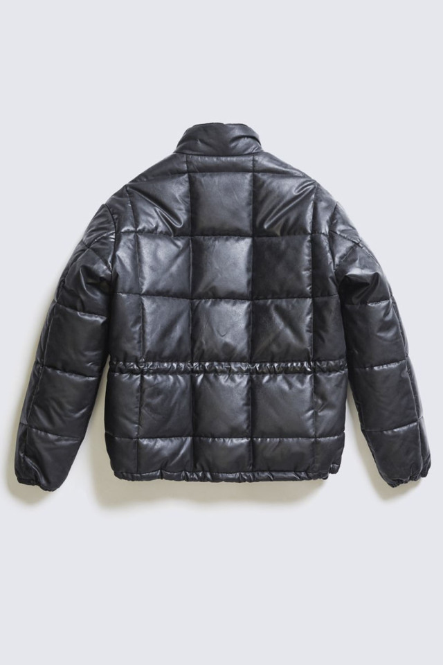 ADDICT CLOTHES JAPAN ACVM WAXED COTTON QUILTED JACKET BLACK