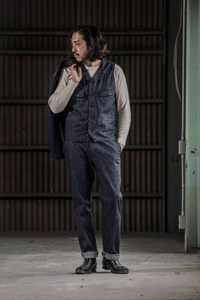 ADDICT CLOTHES JAPAN ACVM ACV-TR01FC DENIM WORK TROUSER