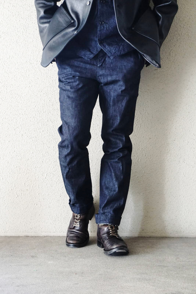 ADDICT CLOTHES JAPAN ACVM ACV-TR01FC DENIM WORK TROUSER