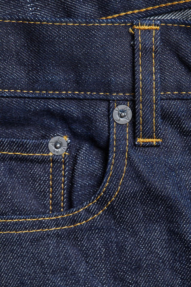 ADDICT CLOTHES JAPAN ACVM ACV-P02 TIGHT TAPERED STRETCH DENIM INDIGO