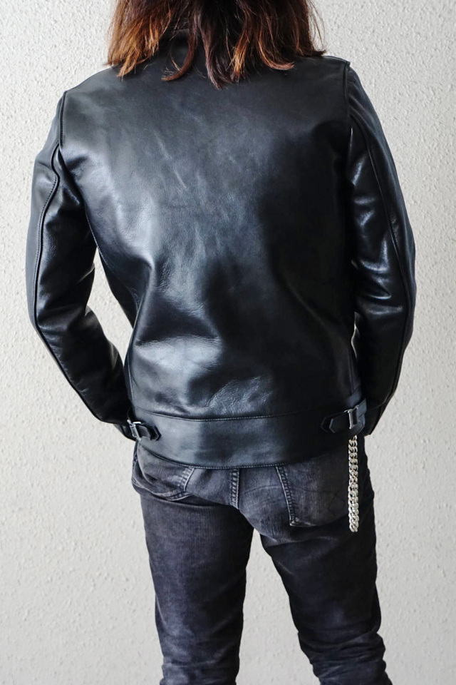 ADDICT CLOTHES JAPAN AD-01 CENTER-ZIP JACKET (HORSE) BLACK