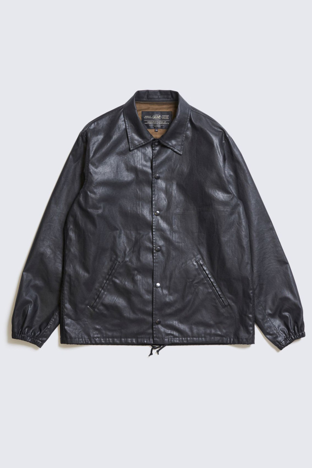 ADDICT CLOTHES JAPAN ACVM ACV-WX01 WAXED COTTON COACH JACKET BLACK