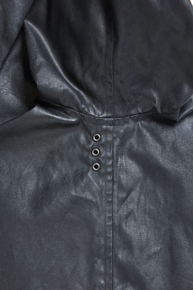 ADDICT CLOTHES JAPAN ACVM ACV-WX01 WAXED COTTON COACH JACKET BLACK