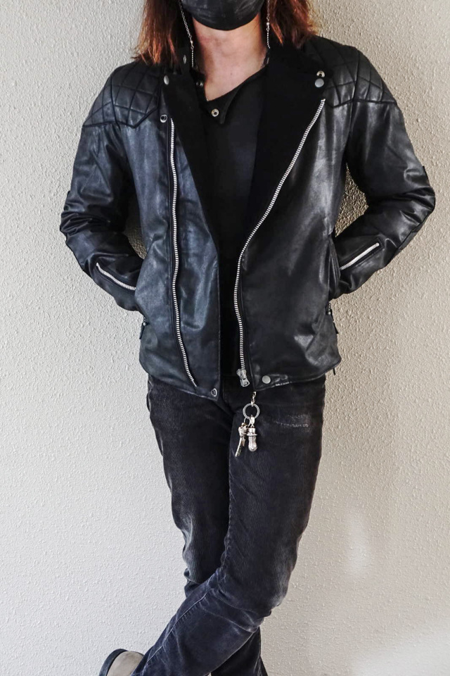 ADDICT CLOTHES JAPAN ACVM ACV-WX01 WAXED COTTON RESISTANCE JACKET BLACK