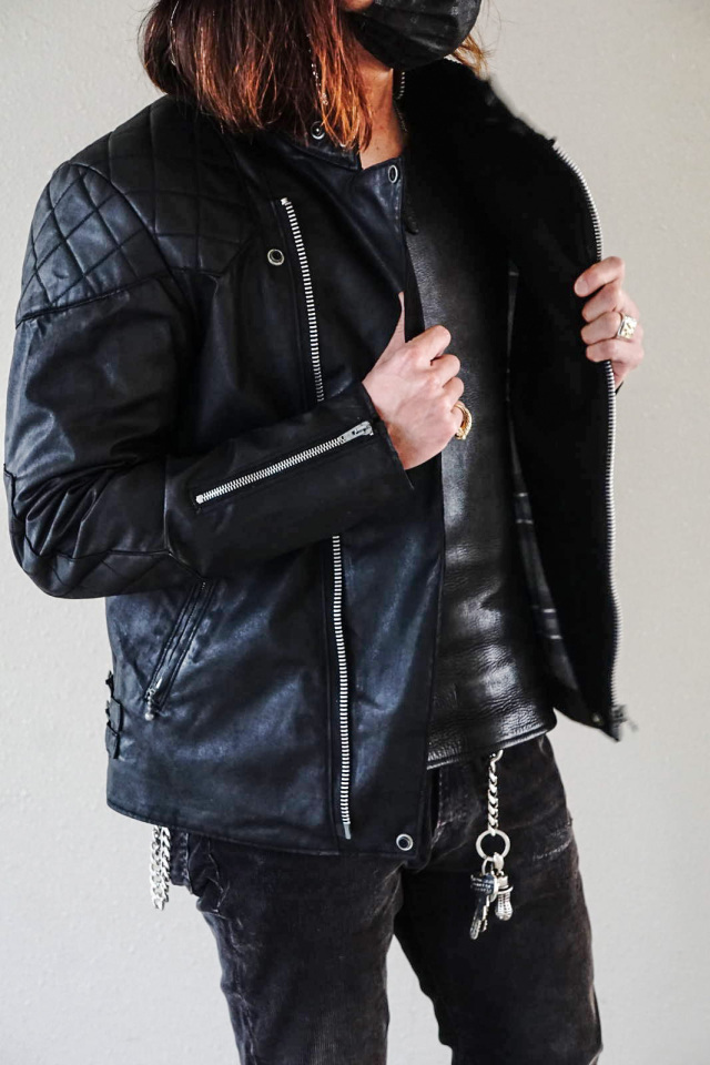 ADDICT CLOTHES JAPAN ACVM ACV-WX01 WAXED COTTON RESISTANCE JACKET BLACK