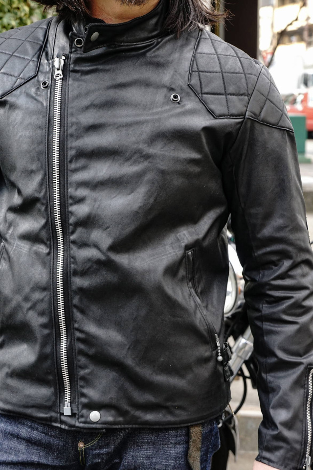 ADDICT CLOTHES JAPAN ACVM ACV-WX01 WAXED COTTON RESISTANCE JACKET BLACK