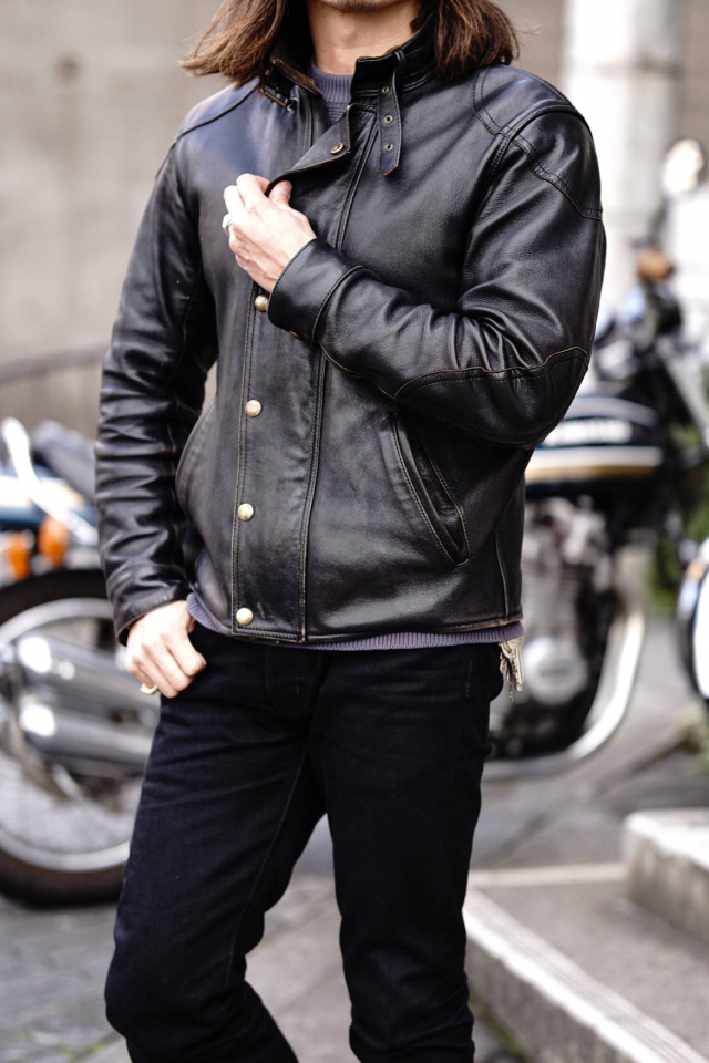 ADDICT CLOTHES JAPAN AD09 ULSTER JACKET (SHEEP) BLACK B.S.W. market place