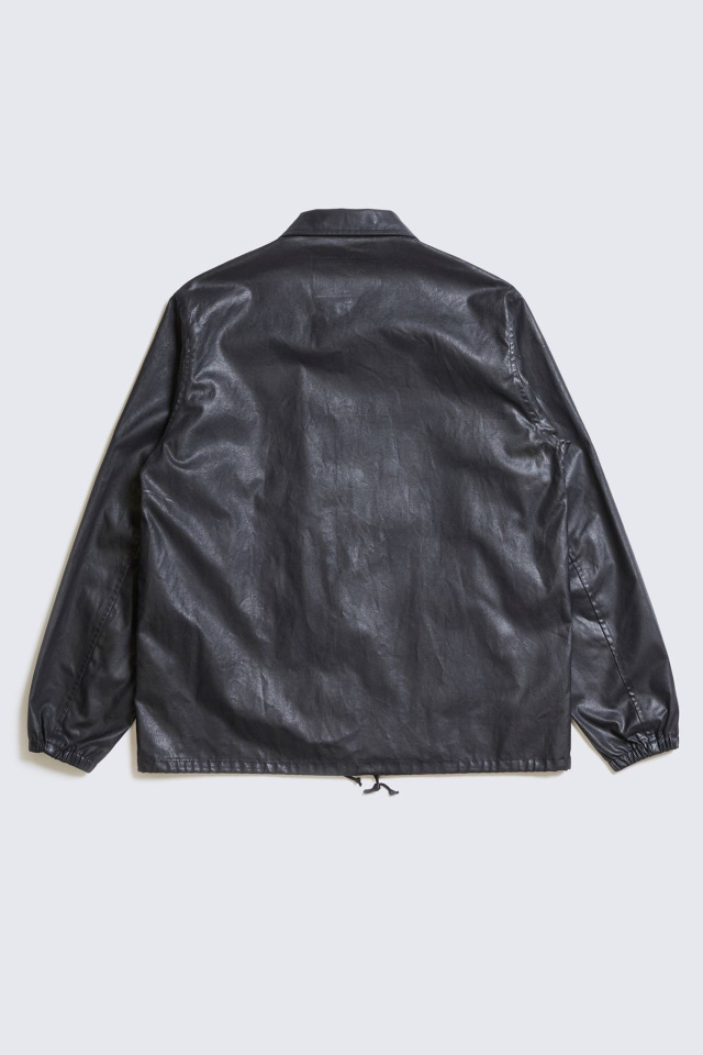 ADDICT CLOTHES JAPAN ACVM ACV-WX01 WAXED COTTON COACH JACKET BLACK