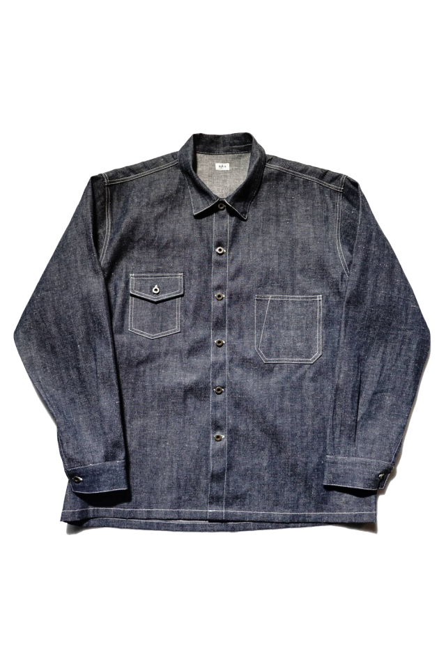 baa costume mfg デニムシャツ リメイク ヴィンテージ 生地 BAA COSTUME MFG.\"1930s DENIM SHIRT JAC\" | BOW \u0026 ARROW WEB STORE