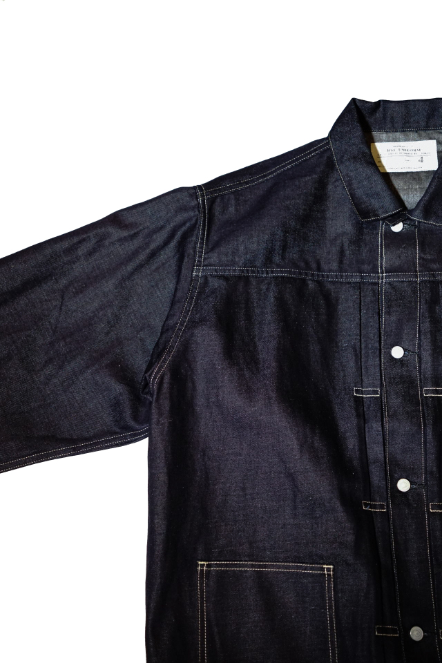 BSC Uniform - Linen Blended Denim Blouse -
