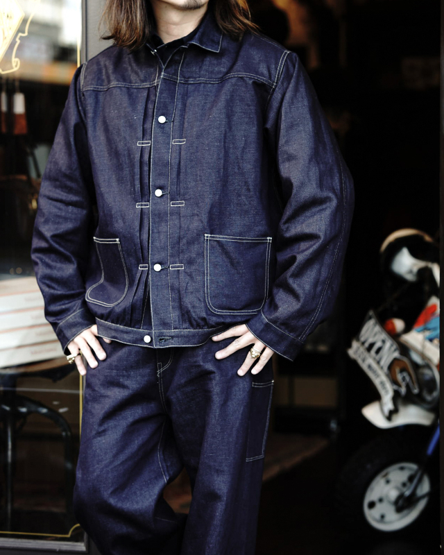BSC Uniform - Linen Blended Denim Blouse -