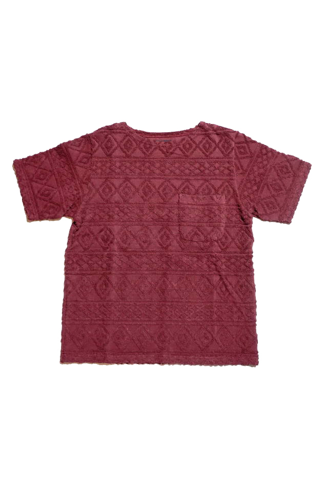 BY GLAD HAND ISLAND - S/S BOAT NECK BURGUNDY