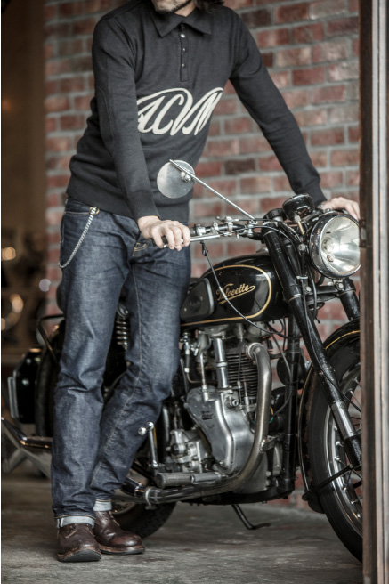ADDICT CLOTHES JAPAN ACV-P01 TAPERED DENIM INDIGO
