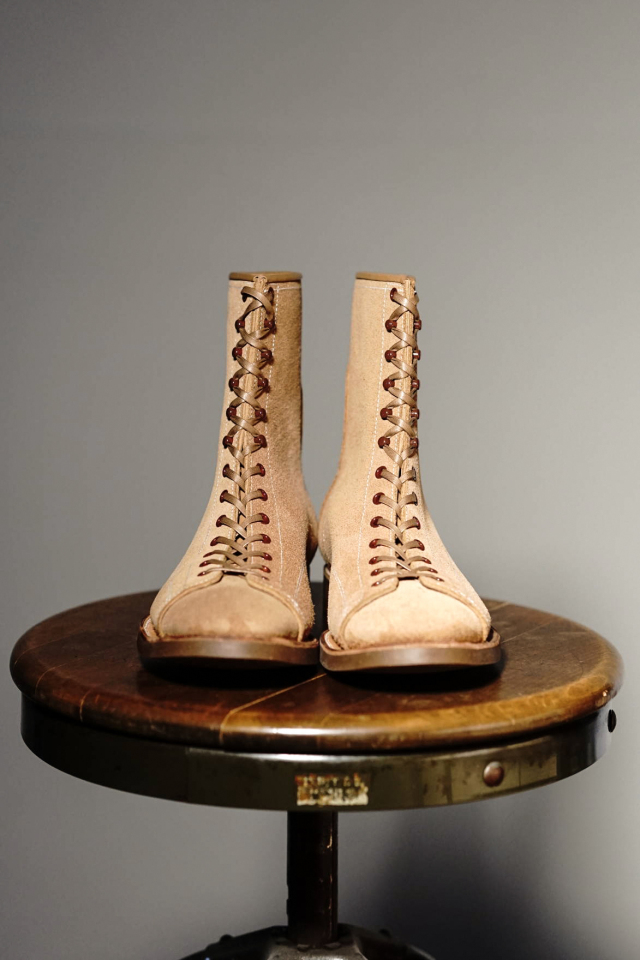 CLINCH Gary Boots Gustave Roughout Cowhide Natural