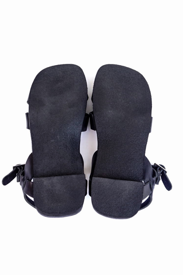 CLINCH Cross SANDAL Black Smooth