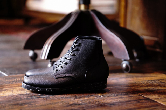CLINCH Yeager boots Gustave Roughout Cowhide Black B.S.W. CLINCH Yeager boots Gustave Roughout Cowhide Black B.S.W.