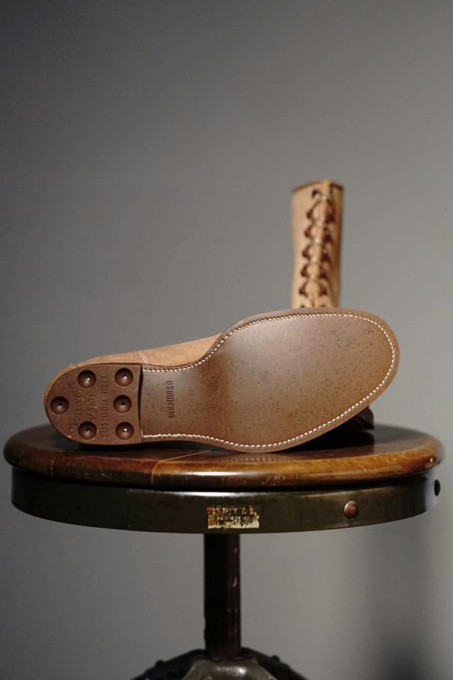 CLINCH Gary Boots Gustave Roughout Cowhide Natural