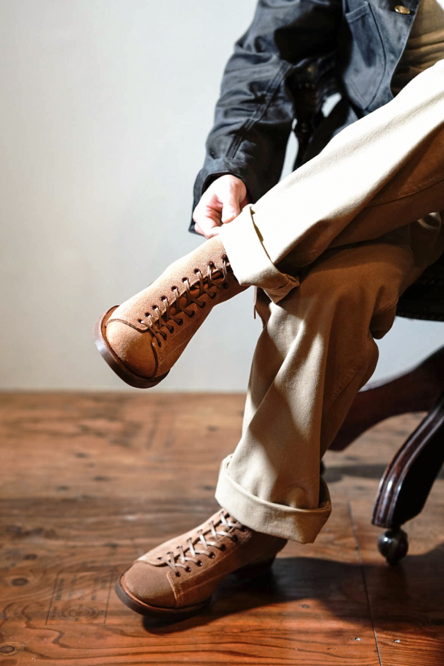 CLINCH Gary Boots Gustave Roughout Cowhide Natural