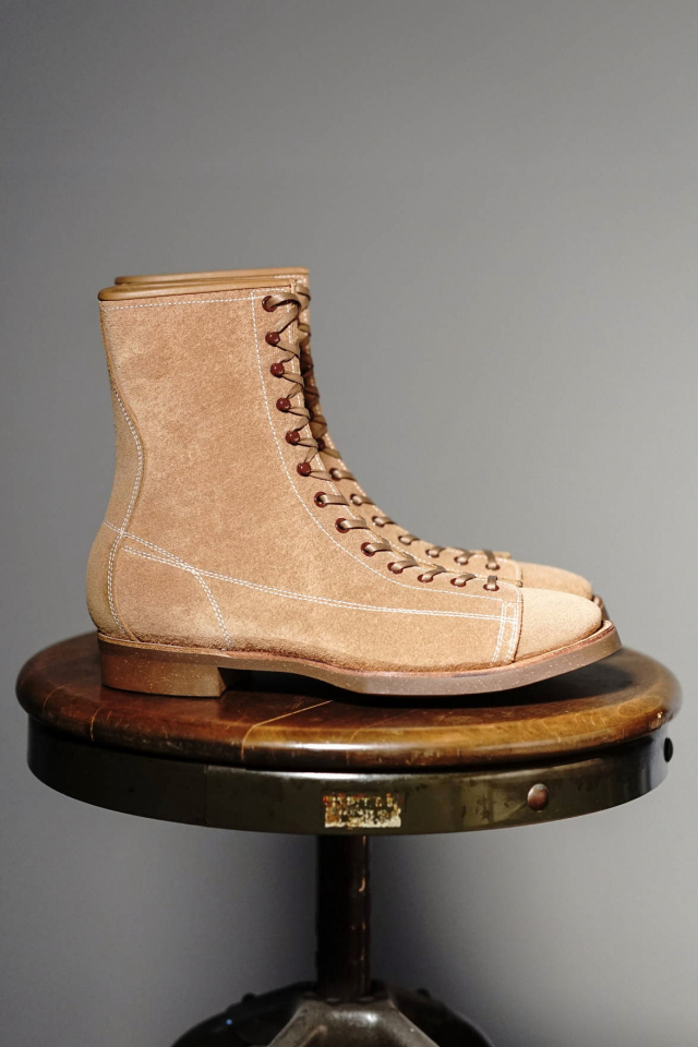 CLINCH Gary Boots Gustave Roughout Cowhide Natural