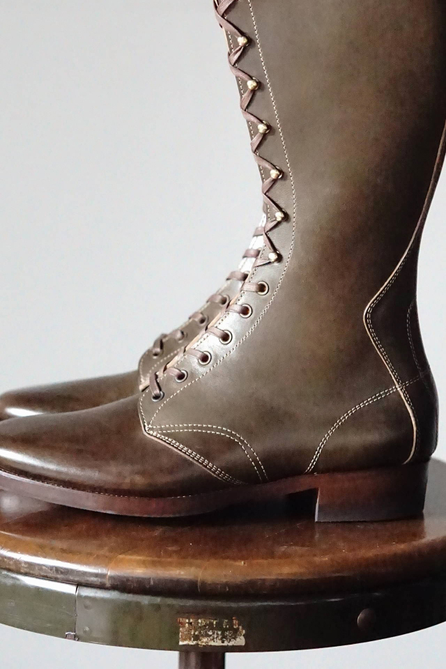 CLINCH Hi-Liner Boots - EQ Horsebutt - D-GREEN