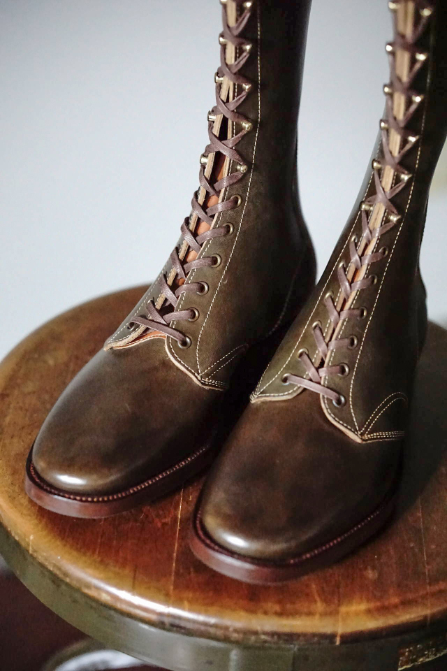 CLINCH Hi-Liner Boots - EQ Horsebutt - D-GREEN