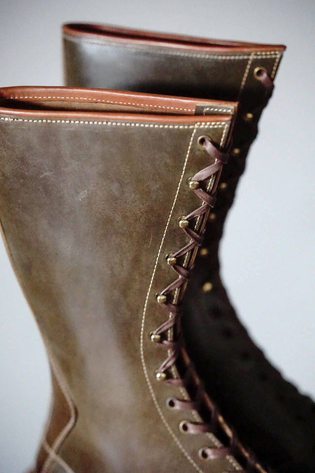 CLINCH Hi-Liner Boots - EQ Horsebutt - D-GREEN