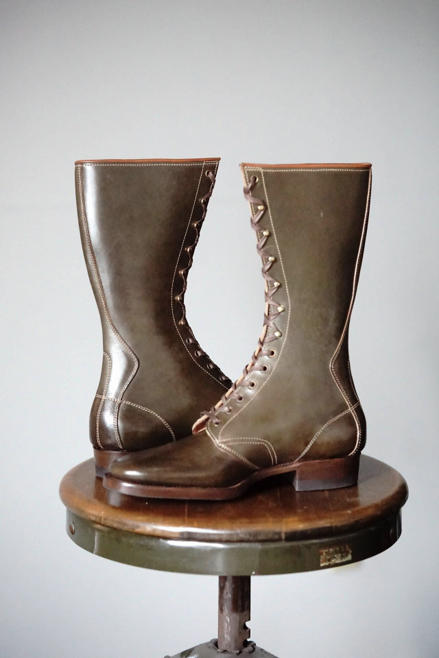 CLINCH Hi-Liner Boots - EQ Horsebutt - D-GREEN