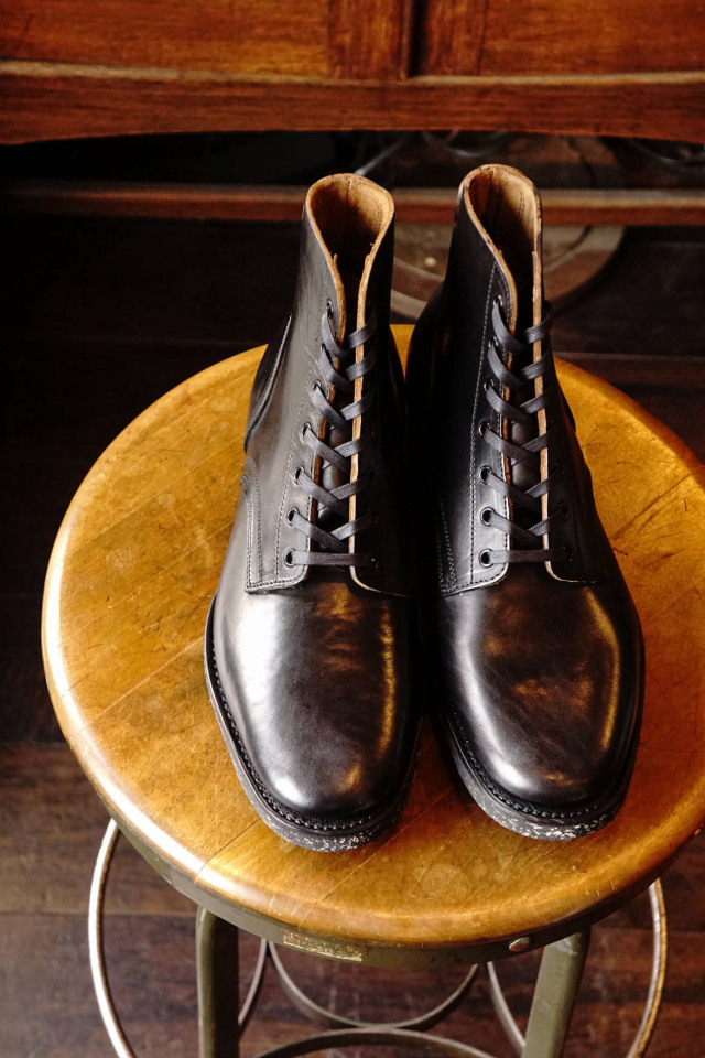 CLINCH Yeager boots Horsebutt overdye BLACK CLINCH Yeager boots Horsebutt overdye BLACK